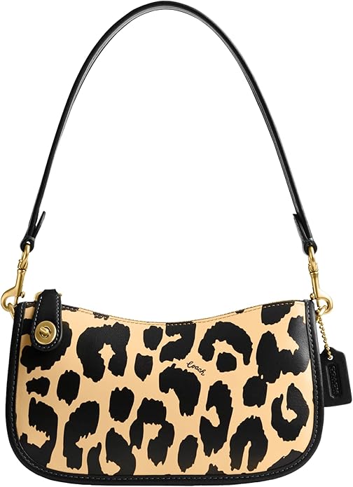 Coach Women's Leopard Print Swinger 20 Bag